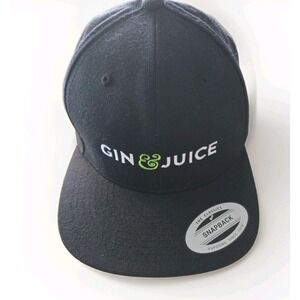 Gin & Juice Tanqueray No. 10 NWT Hat Cap Gift Black Snapback  Classics Wool Blnd